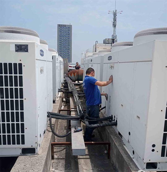 银川市中央空调制热和不制冷系统维修方法